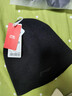 李寧（LI-NING）針織帽男帽子女護耳防寒保暖瓜皮帽戶(hù)外跑步運動(dòng)帽毛線(xiàn)帽防風(fēng)冷帽 黑色【刺繡LOGO薄款】 均碼 曬單實(shí)拍圖