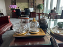 新功（SEKO） 全自動(dòng)上水電熱水壺玻璃茶臺燒水壺智能熱水壺電茶壺 F92 1L 金色 曬單實(shí)拍圖