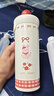 316不銹鋼浮球保溫杯大容量吊帶咖啡杯卡通創(chuàng  )意學(xué)生水杯便攜杯子 小粉兔-500ML 曬單實(shí)拍圖