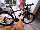飛鴿（FG FLYING PIGEON）山地自行車(chē)山地車(chē)男女變速越野減震單車(chē)公路車(chē)中小學(xué)生少年成人 黑紅色高碳鋼輻條輪26寸 24速頂配 曬單實(shí)拍圖