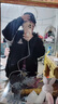安初夏拼接帆船棉衣男女士冬季外套新款學(xué)院風(fēng)加厚情侶連帽衣服男裝棉服 黑色 【男女同款】 XL 曬單實(shí)拍圖