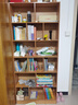 全品屋書(shū)架落地置物架一體靠墻柜子儲物柜兒童學(xué)生家用書(shū)柜收納柜子 曬單實(shí)拍圖