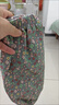 QUEENJOY加大棉質(zhì)袖套長(cháng)款男女上班耐臟加厚碎花棉質(zhì)套袖廚房工作防油護袖 棗紅色 曬單實(shí)拍圖