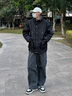 花花公子（PLAYBOY）棉服男冬季加絨加厚外套男士寬松休閑棉衣潮流上衣服羽面包絨服 白色 XL 推薦【130-150斤】 曬單實(shí)拍圖
