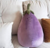 Jellycat活潑茄子可愛公仔毛絨玩偶食物蔬菜玩偶安撫生日七夕情人節(jié)禮物 活潑茄子 H40 X W22 CM 曬單實(shí)拍圖