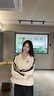 卡帕（Kappa）背靠背運動(dòng)外套女2025秋季新款復古撞色針織純棉衛衣女K0F62WK03D 暗夜藍黑-906 S （尺碼推薦適合160/80A） 曬單實(shí)拍圖