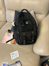 DR米其2026新款中學(xué)生書(shū)包男初中生大容量雙肩包高中男生減負輕便背包女 中號黑色（送掛飾+手表+文件袋） 曬單實(shí)拍圖