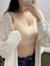 OEING無(wú)痕內衣女大胸聚攏收副乳防下垂無(wú)鋼圈軟支撐超薄運動(dòng)背心文胸罩 曬單實(shí)拍圖