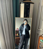 駱駝火山PRO鵝絨服情侶款面包服2025新款鵝絨速暖羽絨服連帽防風(fēng)外套 幻影黑 L 曬單實(shí)拍圖