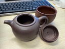 璽翰雅（ROYHOYE）宜興紫砂壺純手工紫砂茶具原礦青灰泥茶壺泡茶家用匏尊壺收藏禮品 匏尊 曬單實(shí)拍圖