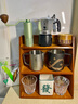 Bincoo咖啡器具收納柜收納架壓粉器布粉器吧臺器具置物架-不含右側掛架 曬單實(shí)拍圖
