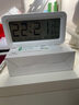 得力（deli）兒童節(jié)禮物充電電子鬧鐘背光家用學(xué)生兒童溫濕度計(jì)床頭鐘開(kāi)學(xué)升學(xué)必備白 LE103A開(kāi)學(xué)必備禮物 曬單實(shí)拍圖