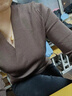 浪莎毛衣女2025新款咖色V領(lǐng)羊毛針織衫女裝秋冬季打底衫內搭可外穿 咖色針織衫[專(zhuān)柜洋氣質(zhì)/尾貨 XL 推薦110-120斤 曬單實(shí)拍圖