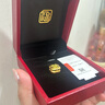 第一福黃金吊墜金柿子柿柿如意足金古法手繩手鏈轉運DIY送女友生日禮物 單顆金柿子-小版約5g 曬單實(shí)拍圖