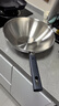 雙立人（ZWILLING）不銹鋼炒鍋抗黃無涂層電磁爐通用SILVER 銀光系列家用炒菜鍋30cm 曬單實(shí)拍圖