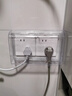 國際電工（FDD） 86型自粘貼加高插座防水罩防濺盒智能電源插座防水盒保護罩 白透二位加高防水盒 曬單實拍圖