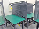 戴勁重型工作臺鉗工工作臺防靜電多功能操作臺車(chē)間維修臺操作檢驗臺 單桌款 1200*750*800 曬單實(shí)拍圖