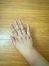 DRAGBOLL鉑金六爪莫桑鉆戒指純銀鉆戒紀(jì)念日求婚結(jié)婚婚戒送女友生日禮物 1克拉鉆戒-開口 曬單實(shí)拍圖