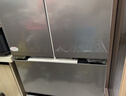 美的（Midea）417法式多門(mén)四開(kāi)門(mén)嵌入式60CM超薄一級雙變頻智能家用電冰箱MR-417WFPE流蘇銀國家補貼20% 曬單實(shí)拍圖