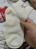 棉滿滿襪子女短襪夏季薄款新疆棉抗菌防臭卡通可愛小熊低幫短筒襪10雙裝 曬單實拍圖