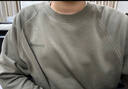 森馬（Semir）衛衣男發(fā)熱抑菌抓絨內搭上衣秋冬字母印花套頭衫潮101724116105 曬單實(shí)拍圖