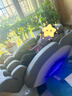 奧克斯（AUX）按摩椅家用全身2024太空艙全自動(dòng)多功能零重力十大品牌智能電動(dòng)按摩沙發(fā)父母親節禮物實(shí)用送爸爸 【官方補貼款】白+仿真揉捏開(kāi)背+大屏觸控+腰背熱敷 送父母長(cháng)輩爸媽生日禮物高檔實(shí)用老婆老公 曬單實(shí)拍圖