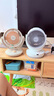 美的（Midea）【小型風(fēng)扇】輕音臺(tái)式桌面空氣循環(huán)扇家用柔風(fēng)電風(fēng)扇宿舍辦公迷你臺(tái)扇落地扇空調(diào)伴侶 GAF18AD 曬單實(shí)拍圖