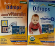 Ddrops滴卓思 新初生嬰幼兒童復合維生素d3+ad滴劑 0-1歲400iu營(yíng)養套裝 曬單實(shí)拍圖