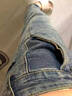 干活穿的耐磨電焊工人褲男直筒寬松夏季耐臟牛仔工作服勞保工作褲 【灰色】 31 2尺4(適合120-125斤) 曬單實(shí)拍圖