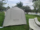 牧高笛（MOBIGARDEN）假日山居5.9帳篷 戶(hù)外露營(yíng)自動(dòng)速開(kāi)黑膠帳篷 NX23661011 晨霧白 曬單實(shí)拍圖