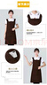 純棉圍裙定制logo印字全棉布料加厚耐磨定做奶茶店高級廚師工作服女男士時(shí)尚夏天廚房家用做飯圍腰 寬帶咖啡色 曬單實(shí)拍圖