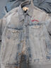 Calvin KleinJeans【新品禮盒】25早秋男士復(fù)古ck純棉翻領(lǐng)牛仔外套4RC720G 曬單實(shí)拍圖