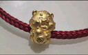 周六福（ZLF）  黃金轉運珠女款足金生肖虎抱?；?定價(jià) 1.12g 曬單實(shí)拍圖