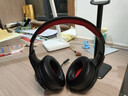 漫步者（EDIFIER）HECATE  G30無(wú)線(xiàn)版 頭戴式藍牙耳機2.4G有線(xiàn)無(wú)線(xiàn)四模手機電腦耳麥電競游戲csgo吃雞FPS聽(tīng)聲辨位 黑紅色-新升級+【耳機支架】 曬單實(shí)拍圖