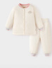 babylove【彩虹全能衣】寶寶套裝秋冬護肚恒溫保暖薄夾棉嬰兒家居服棉服 汐藍粉 80 曬單實(shí)拍圖