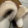 利達妮（TZLDN）高級感大毛口棉拖鞋女秋冬季厚底保暖防滑女士居家情侶半包棉鞋 曬單實(shí)拍圖