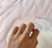 DL 1998胖東來品質(zhì)河南人工鉆戒柘城人造鉆石結(jié)婚時(shí)尚鉆石戒指星織商丘戒 J87星織戒指-女戒 開口可調(diào)節(jié) 曬單實(shí)拍圖