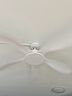 皇將家用客廳餐廳超靜音大尺寸56寸簡(jiǎn)約時(shí)尚吊扇工業(yè)變頻遙控無(wú)燈吊扇 5葉-全白色56寸-變頻遙控 曬單實(shí)拍圖