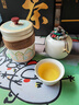 七春 黑茶安化黑茶贈(zèng)茶刀2016年金花茯磚茶1kg熟茶葉禮盒中秋教師禮物 曬單實(shí)拍圖