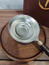 塔馳密司（touchmiss）純鈦茶漏一體公道杯茶葉過(guò)濾網(wǎng)超輕茶濾精細濾孔分茶器高檔過(guò)濾器 茶濾單網(wǎng)（冰晶）+黑檀木底座 曬單實(shí)拍圖