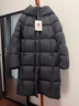 坦博爾【反季爆款】熱賣(mài)連帽羽絨服女中長(cháng)款加厚保暖上衣外套TBF530780J 黑色 160/84A 曬單實(shí)拍圖