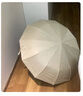 收米（ShouMi）全自動(dòng)雨傘晴雨兩用傘加固折疊抗風(fēng)遮陽(yáng)傘太陽(yáng)傘24骨男女雙人雨傘 梧桐米色 24骨 自動(dòng)雨傘 曬單實(shí)拍圖