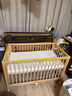 babycare 嬰兒床移動(dòng) 0-3歲寶寶實(shí)木嬰兒床拼接大床 多功能嬰兒床 新生兒 蒙柯Pro+4D空氣床墊+床品七件套 曬單實(shí)拍圖