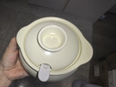 京東京造大容量豬油罐陶瓷鹽罐油罐壺調(diào)料罐調(diào)味罐辣椒儲(chǔ)油罐700ML奶油白 曬單實(shí)拍圖