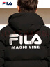 FILA 斐樂(lè )官方情侶羽絨服2025年冬時(shí)尚休閑連帽上衣男女同款保暖外套 曬單實(shí)拍圖