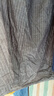 無(wú)印良品（MUJI）女式 漢麻棉輕便長(cháng)裙 長(cháng)半身裙女裙子 25年夏季女裝 BE1VBC5S 灰色條紋 S （155/62A） 曬單實(shí)拍圖