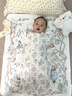 貝肽斯嬰兒恒溫睡袋寶寶1-3歲秋春秋兒童防踢被子保暖一體式防驚跳睡袋 貓肚棉x保暖【春秋雙層 室溫20-26度】森趣牧歌 M碼  （身高62-85cm建議9月-2歲） 曬單實拍圖