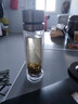 XDO一鍵開蓋水杯男士茶杯雙層玻璃泡茶杯子防爆耐高溫全鋼蓋 曬單實拍圖