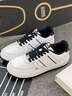 Kappa卡帕男鞋時(shí)尚經(jīng)典板鞋2026新款百搭休閑鞋透氣輕便小白鞋子男 經(jīng)典白/黑色 42 曬單實(shí)拍圖