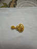 航民首飾父親節福祿花開(kāi)黃金吊墜足金古法花絲葫蘆XYG2685工費210元/件 3.70g 曬單實(shí)拍圖
